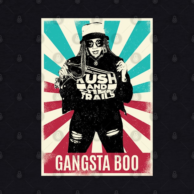 Vintage Retro Gangsta Boo by Bengkel Band